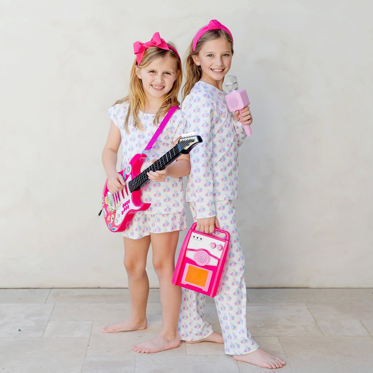 Emery Girls' Short Set - Music Superstar - HoneyBug 