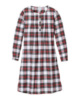 Women's Brushed Cotton Beatrice Nightgown in Balmoral Tartan