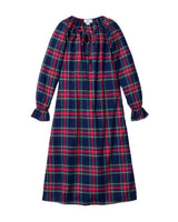 Women's Brushed Cotton Delphine Nightgown in Windsor Tartan