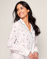 Women's Twill Nightshirt in Jingle Paws