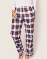 Women's Brushed Cotton Pants in Balmoral Tartan