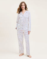 Women's Twill Pajama Set in Baking Spirits Bright - HoneyBug 