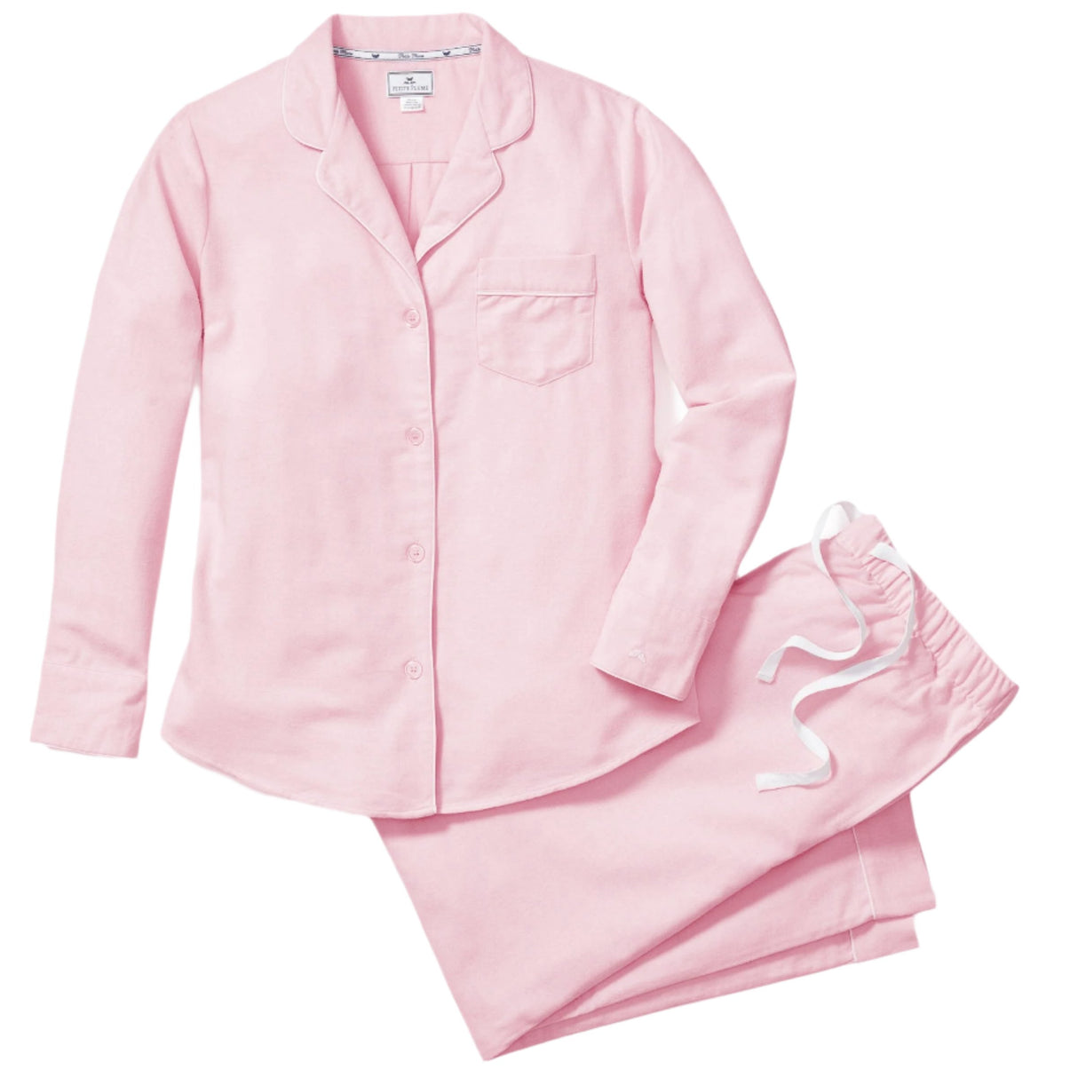 Women's Flannel Pajama Set in Pink