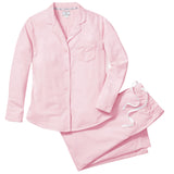 Women's Flannel Pajama Set in Pink