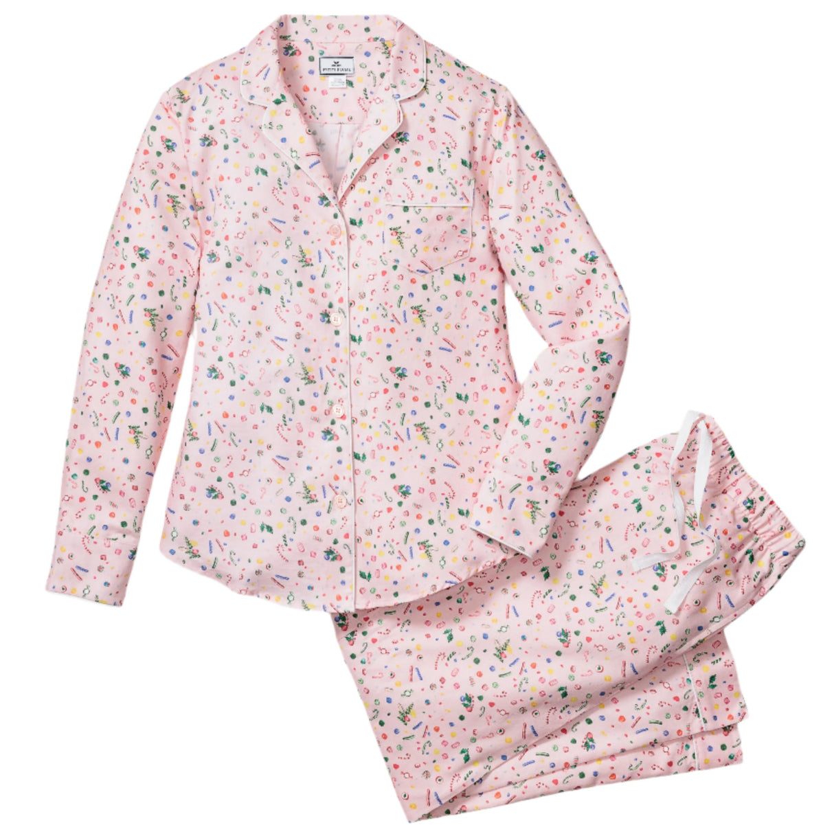 Women's Twill Pajama Set in Vintage Sweets