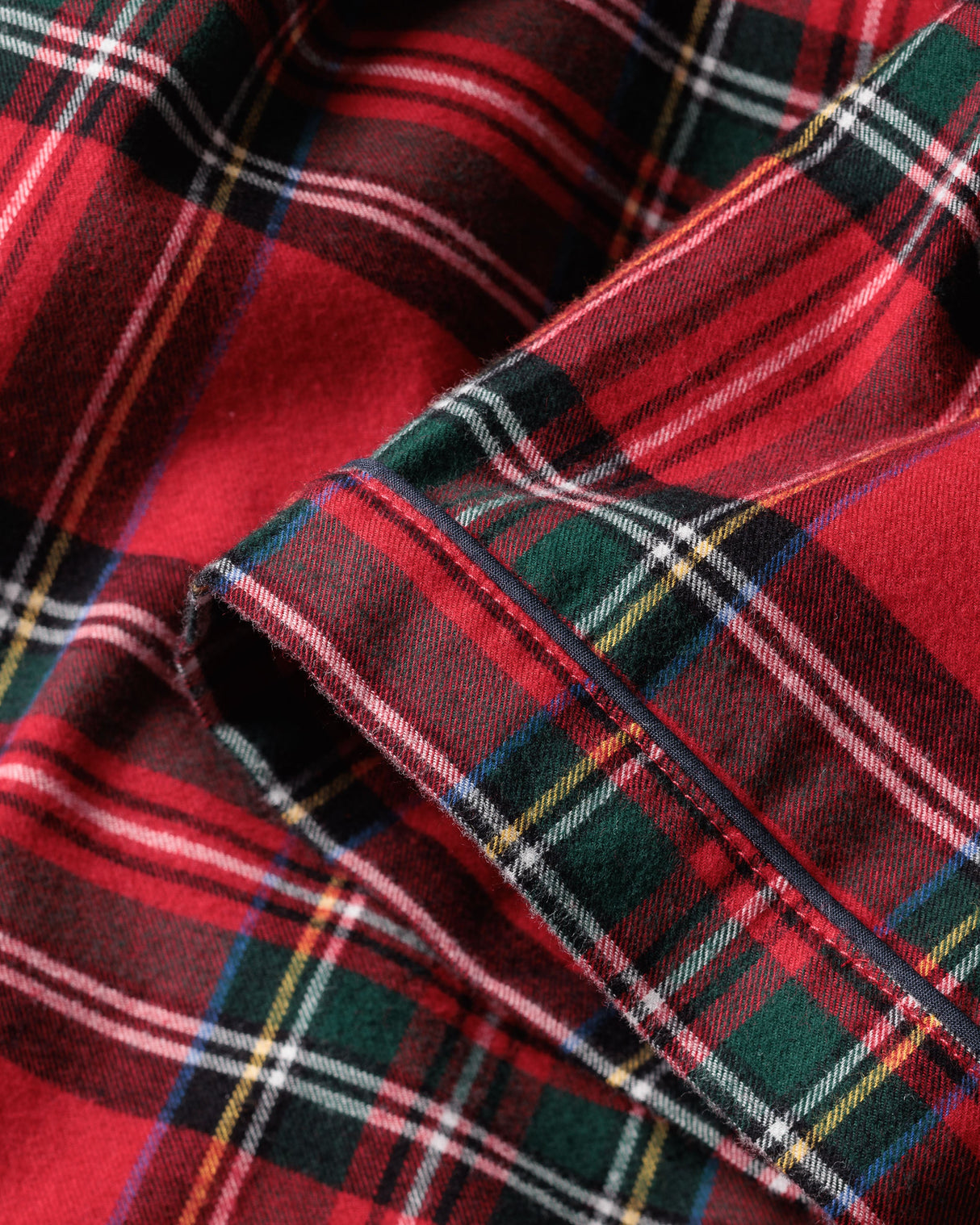 Women's Brushed Cotton Short Sleeve Short Set in Imperial Tartan