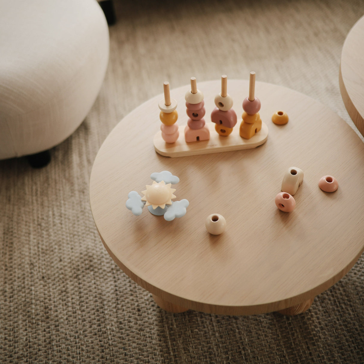 Wooden Multi Shape Stacker - Sunrise - HoneyBug 