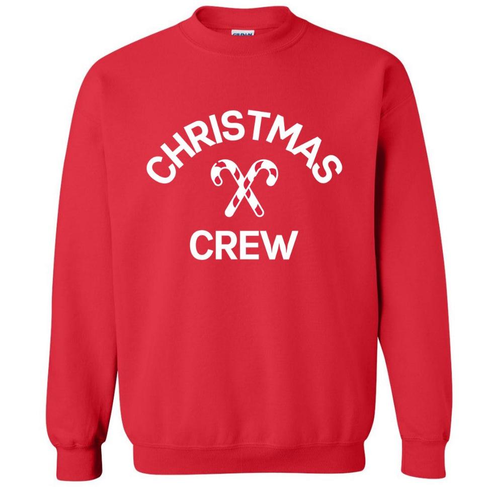 Christmas Crew Adult Sweatshirt - Red