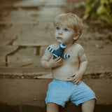 Blue Airplane Rattle - HoneyBug 