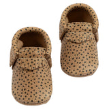 Almond Speckles Moccasin Baby Shoe - HoneyBug 