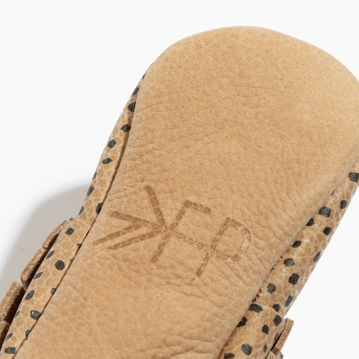 Almond Speckles Moccasin Baby Shoe - HoneyBug 