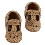 Almond Speckles Mary Jane Baby Shoe - HoneyBug 