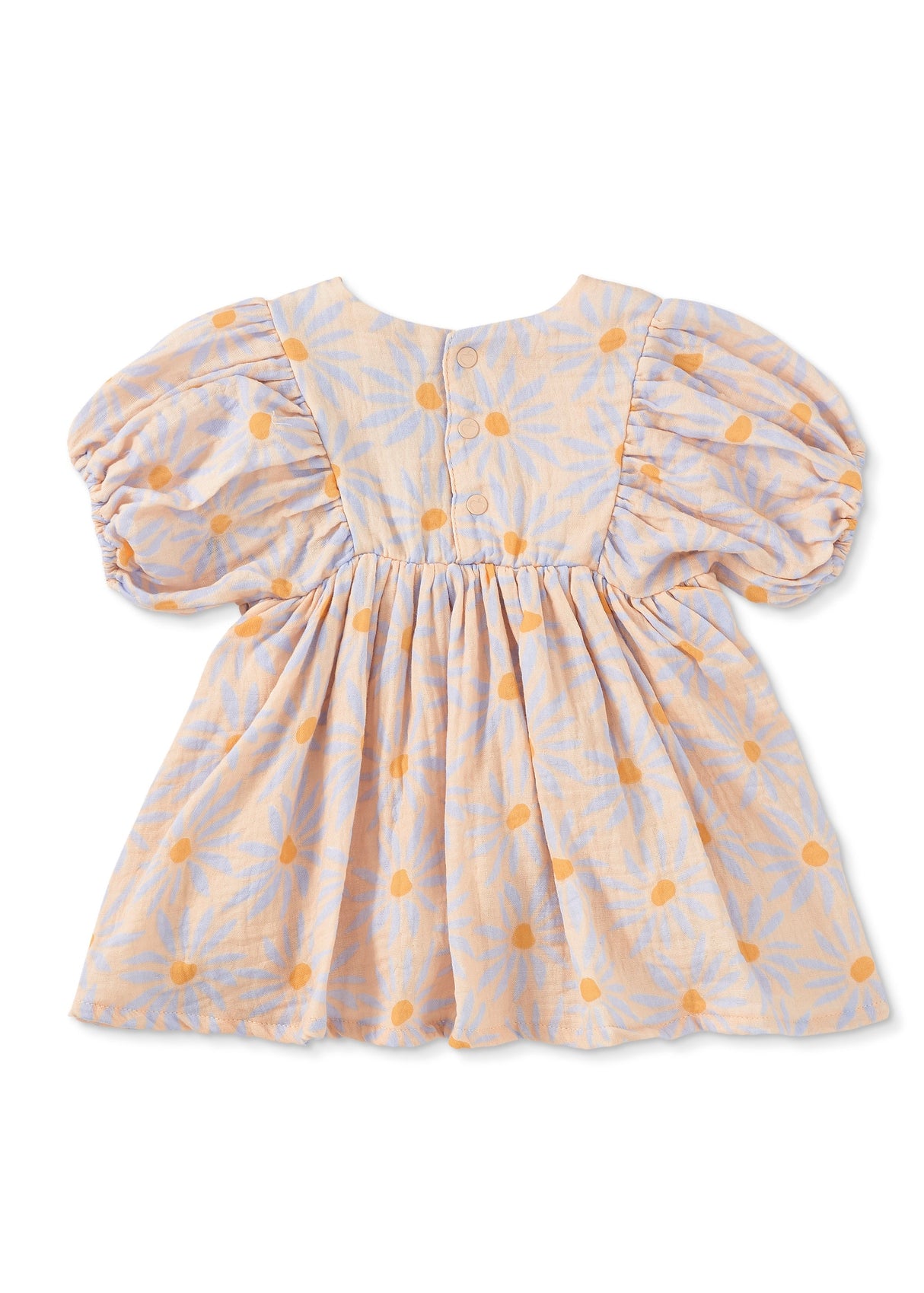 Dress with Puff Sleeves - Daisy Dreams - HoneyBug 