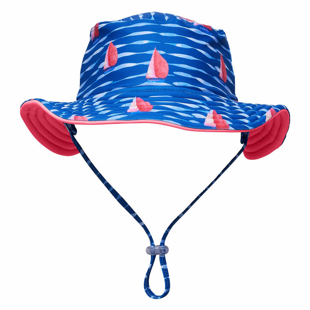 Sailboat Rock Reversible Bucket Hat - HoneyBug 