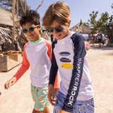 Wave Break LS Rash Top - HoneyBug 