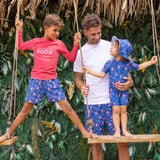 Sailboat Rock SS Sunsuit - HoneyBug 