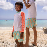 Coastal Shells Sustainable Swim Short - HoneyBug 