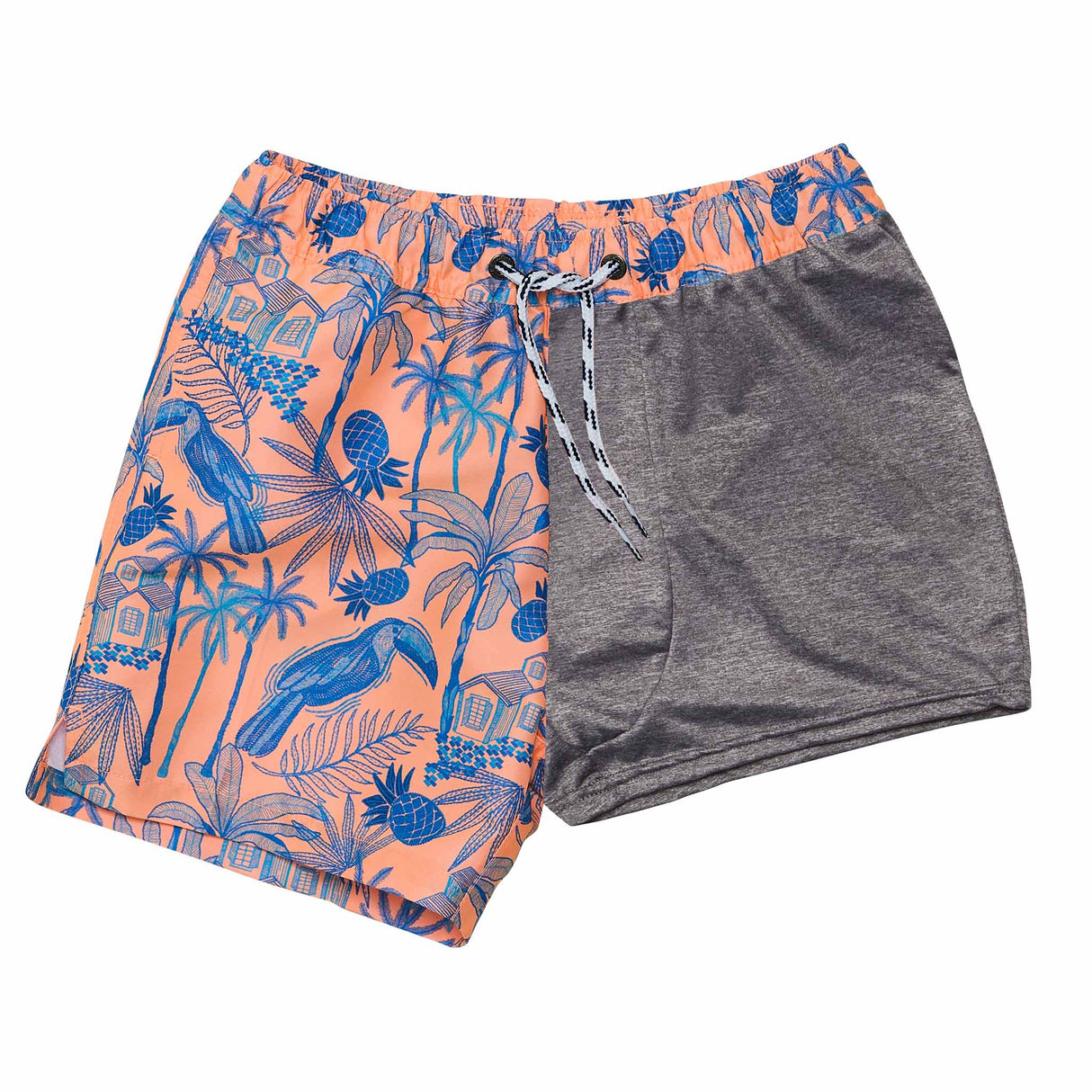 Tropicana Vacay Sustainable Swim Short - HoneyBug 