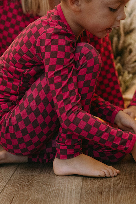 Long Sleeve Pajama Set - Clover x Bohemian Mama - HoneyBug 