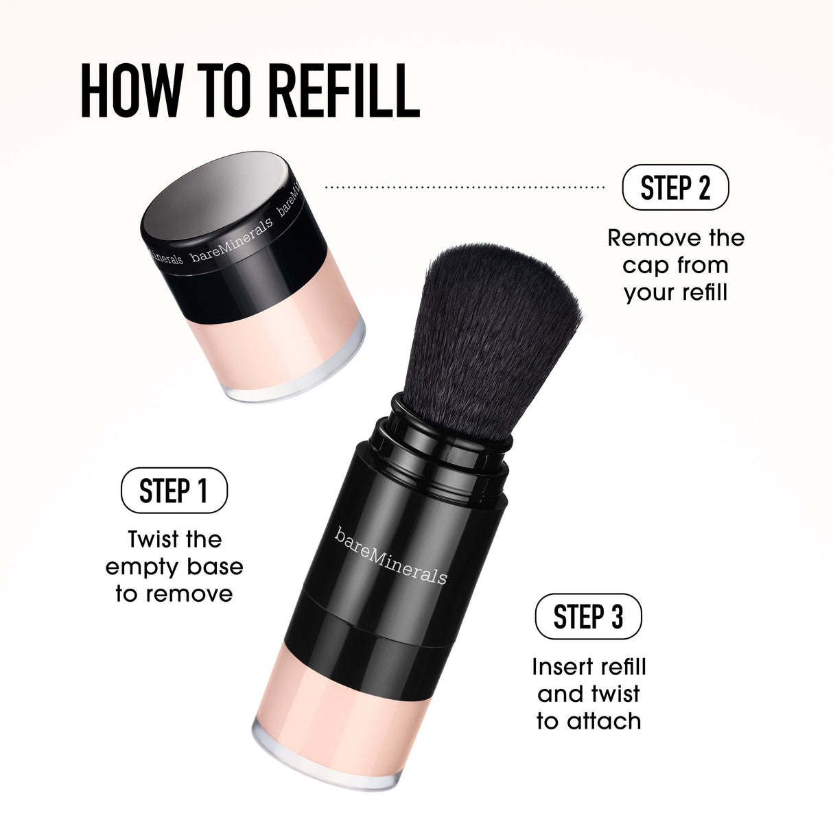 ORIGINAL Mineral Veil® Set + Protect Brush Mineral SPF 25 PA++ - HoneyBug 