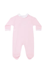 Pink Bubble Crossover Footie - HoneyBug 