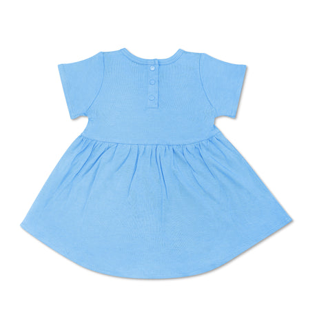 Bamboo Blend Dress - Baby Blue - HoneyBug 