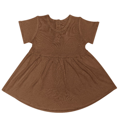 Bamboo Blend Dress - Caramel - HoneyBug 