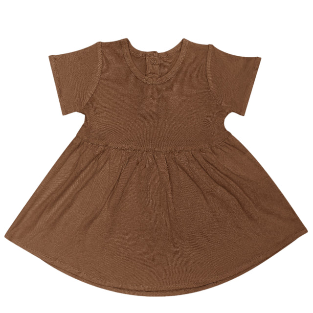 Bamboo Blend Dress - Caramel - HoneyBug 