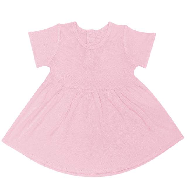 Bamboo Blend Dress - Ballet Slipper Pink - HoneyBug 