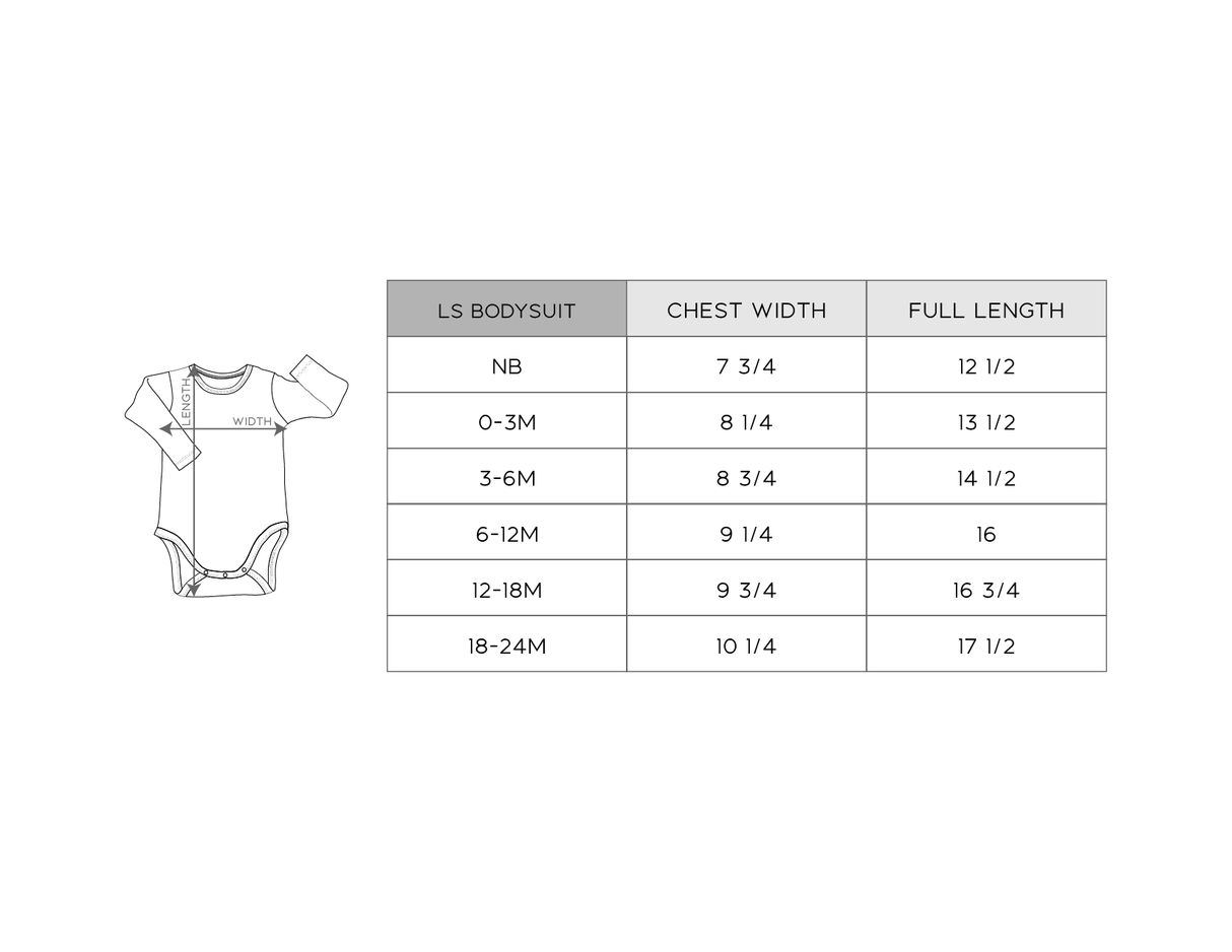 Baby Long Sleeve Bodysuit - HoneyBug 