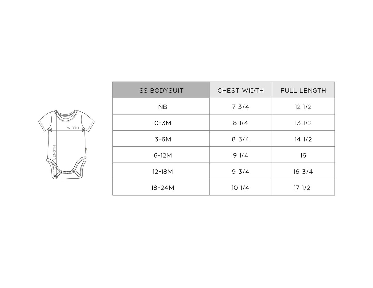 Baby Short Sleeve Bodysuit - HoneyBug 