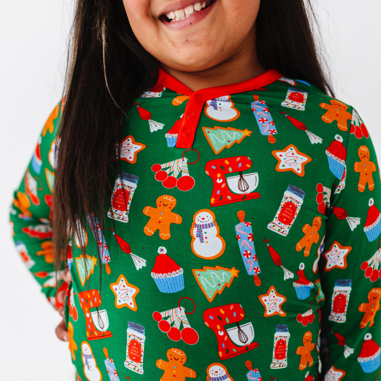 Baking Christmas Cheer Bigger Girl Pajama Set