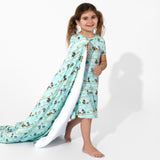 PAW Patrol: Easter Bamboo Girls' Short Sleeve Dress - HoneyBug 