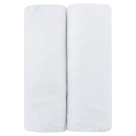 Bassinet Sheet Set - Solid White - HoneyBug 