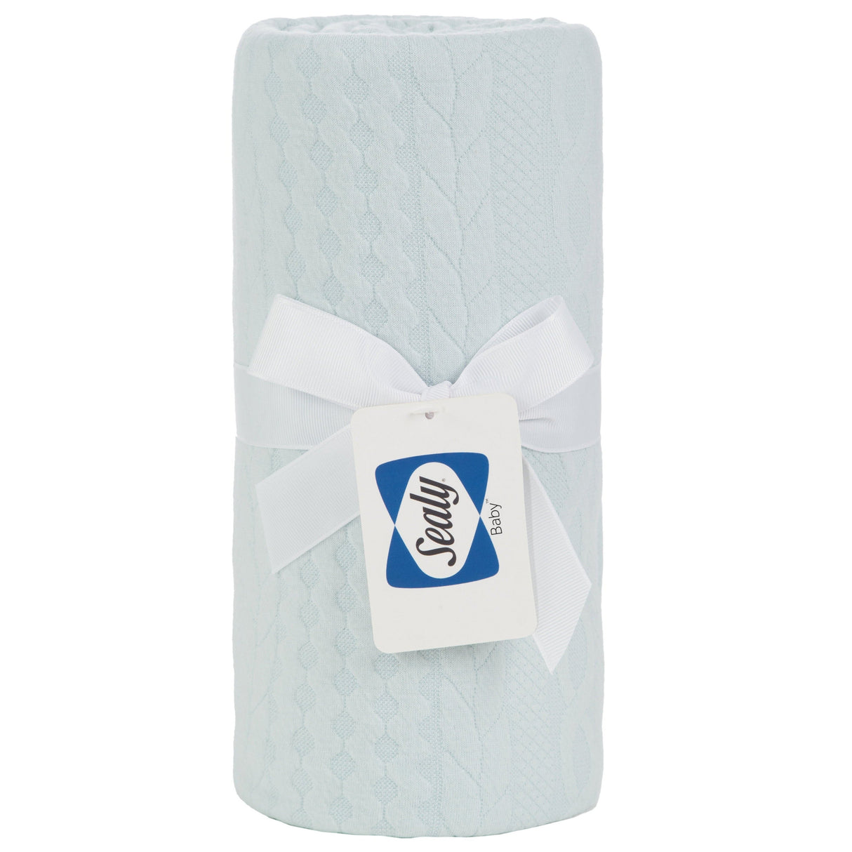 Sealy Baby Knit Blanket - Eucalyptus Mint - HoneyBug 