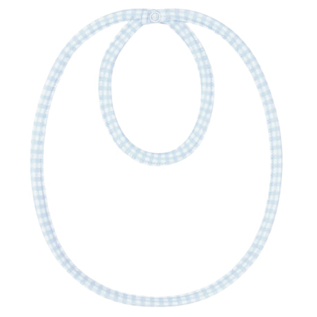 Blue Gingham Bib - HoneyBug 