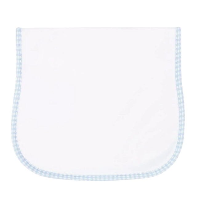 Blue Gingham Burp Cloth - HoneyBug 
