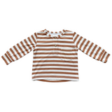 Boy's Long Sleeve Henley Shirt - HoneyBug 