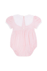Pink Gingham Baby Bubble - HoneyBug 