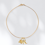Esther Long Box Chain Choker Necklace - HoneyBug 