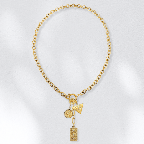 Merritt Sunburst Tag Charm - HoneyBug 