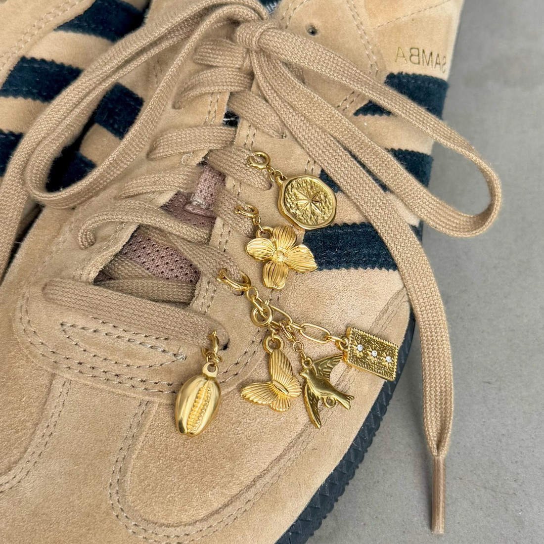 Merritt Sunburst Tag Charm - HoneyBug 