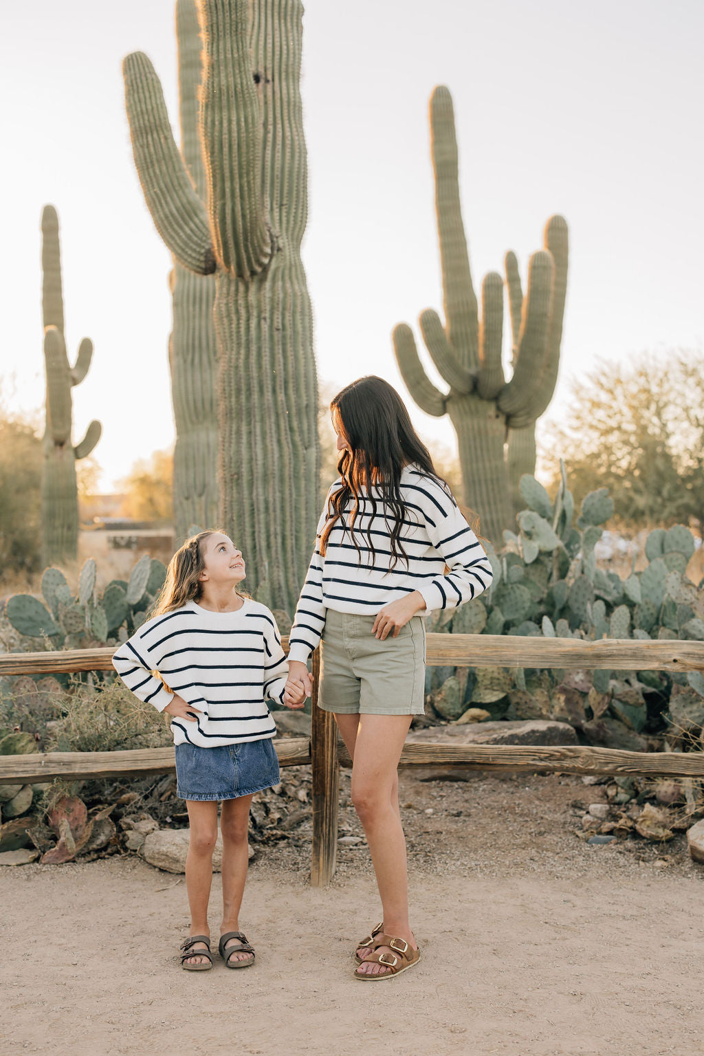 Navy Stripe Adult Knit Sweater - HoneyBug 