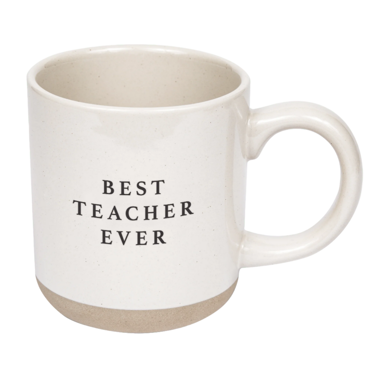 Best Teacher Ever 14oz. Stoneware Coffee Mug - HoneyBug 