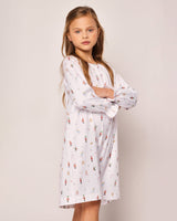 Girl's Twill Delphine Nightgown in A Night at the Nutcracker