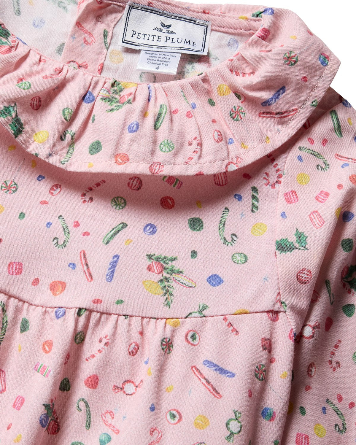 Girl's Twill Scarlett Nightgown in Vintage Sweets