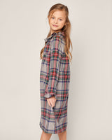 Girl's Brushed Cotton Scarlett Nightgown in Westminster Tartan