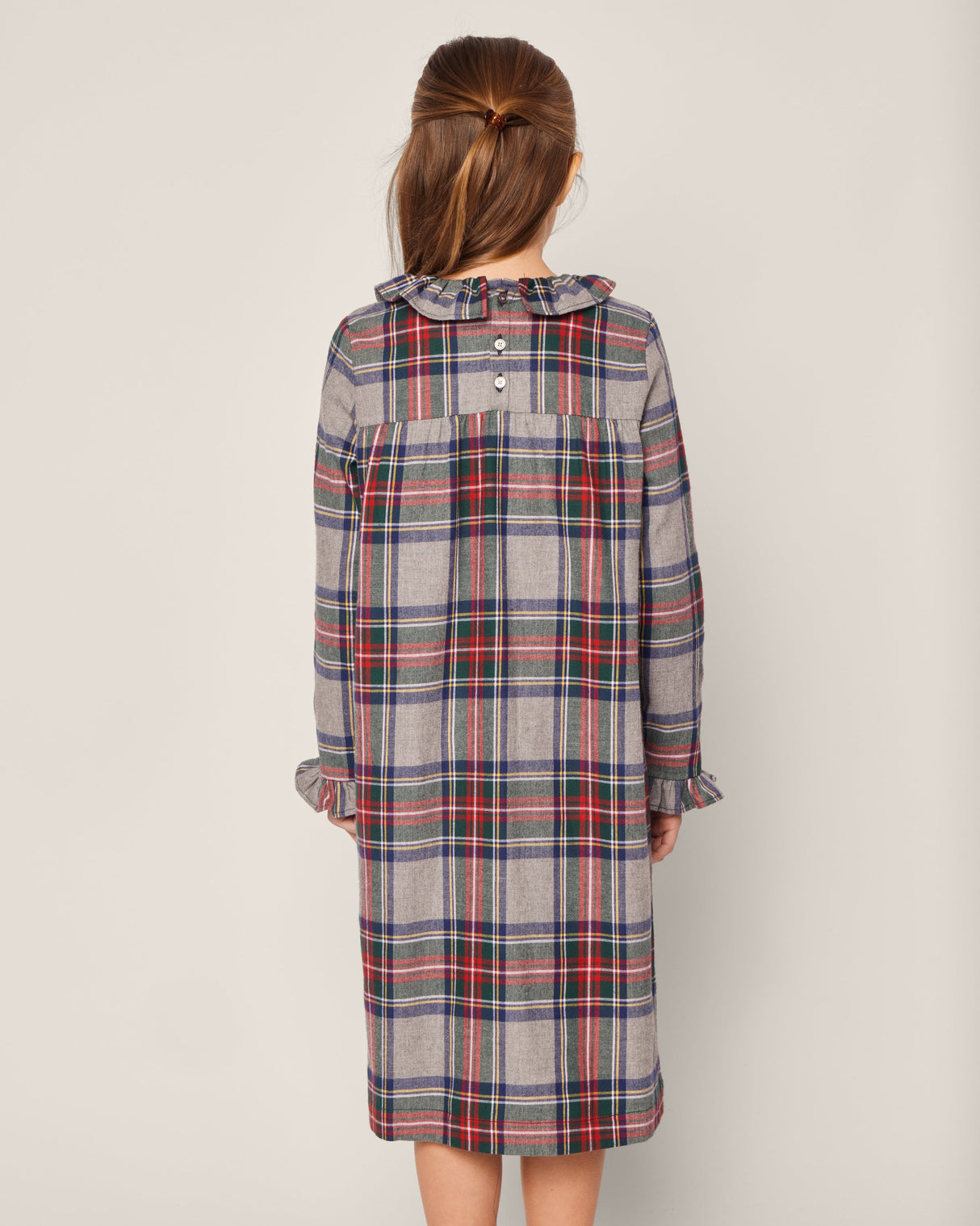 Girl's Brushed Cotton Scarlett Nightgown in Westminster Tartan