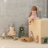 Bunny size 3, Chocolate brown - Ballet suit and skirt rose