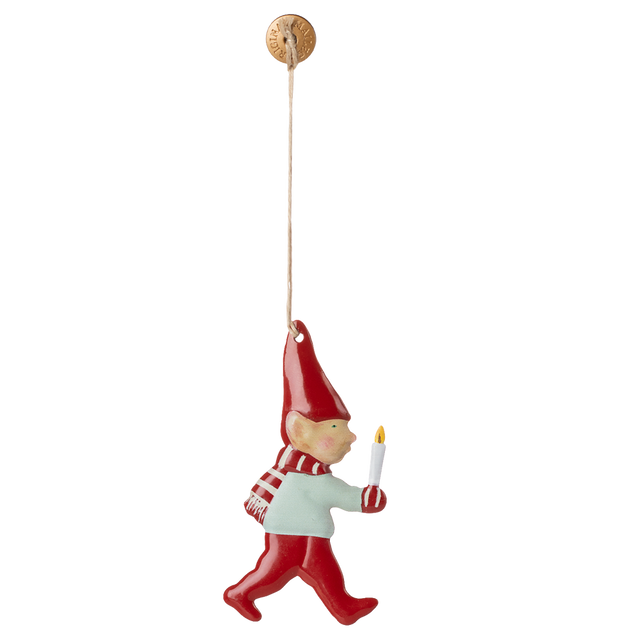 Metal Ornament, Pixy - Candle Light - HoneyBug 